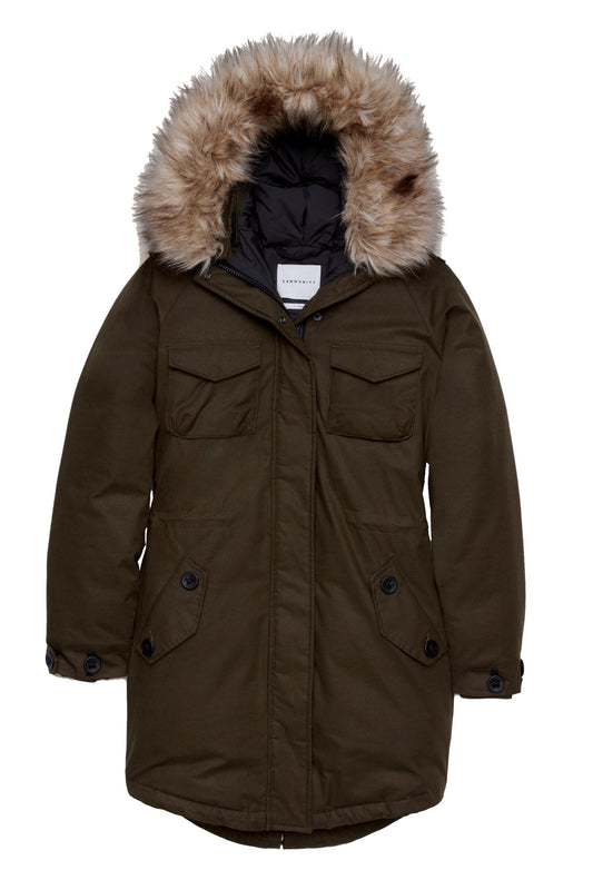 Pressing parka doudoune